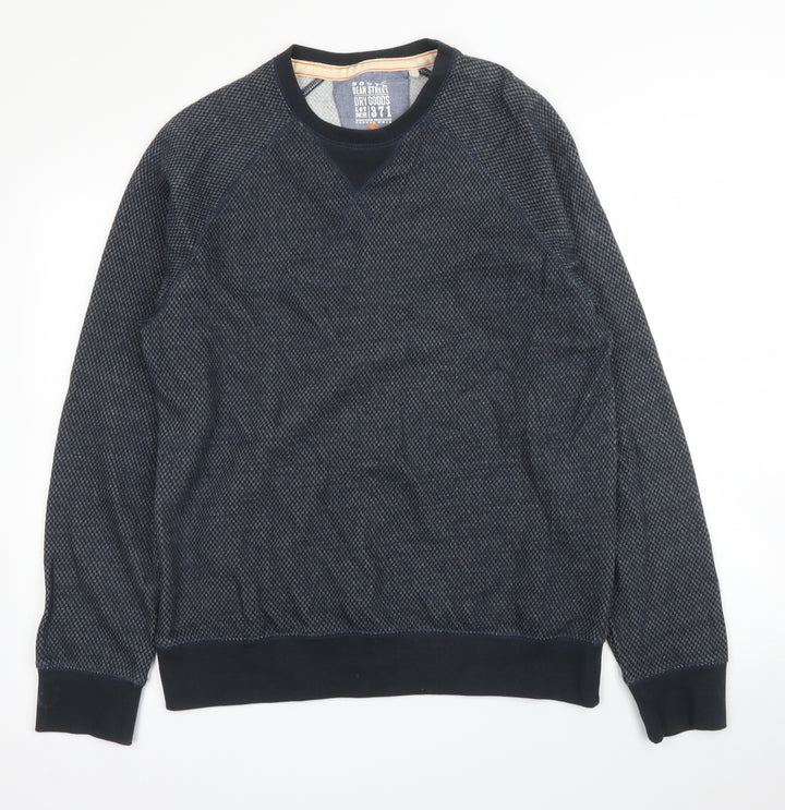 George Mens Blue Pullover Jumper Size S