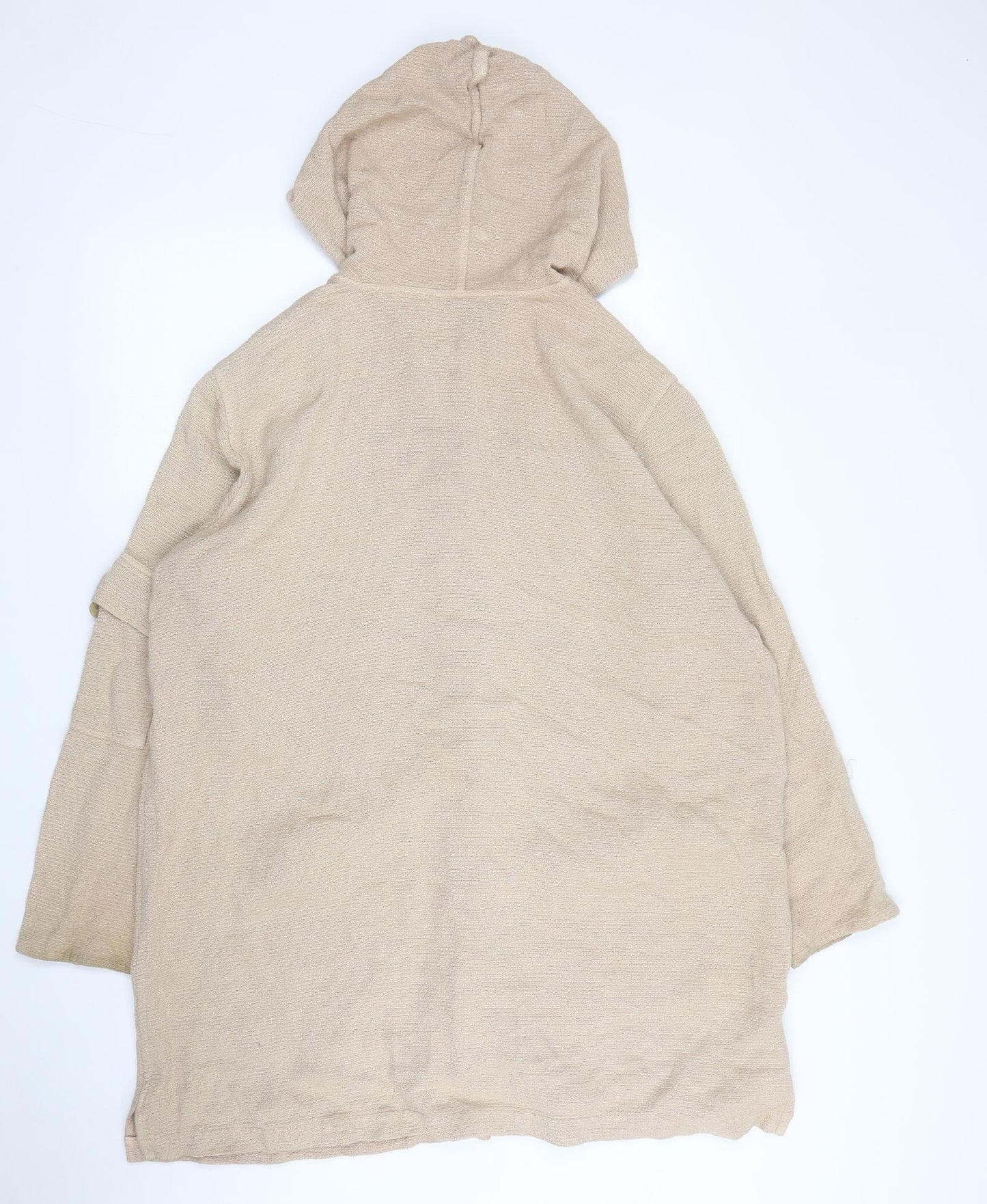 Response Womens Beige   Cardigan Hoodie Size L