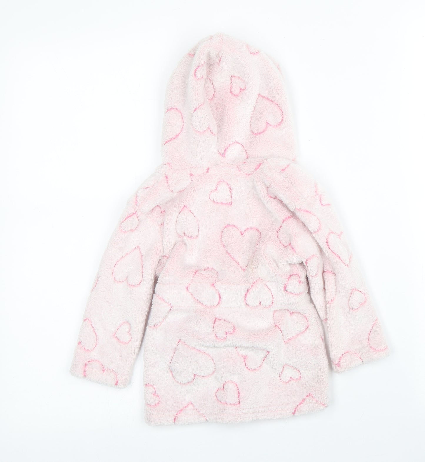Primark Girls Pink Solid  Capri Robe Size 6-9 Months