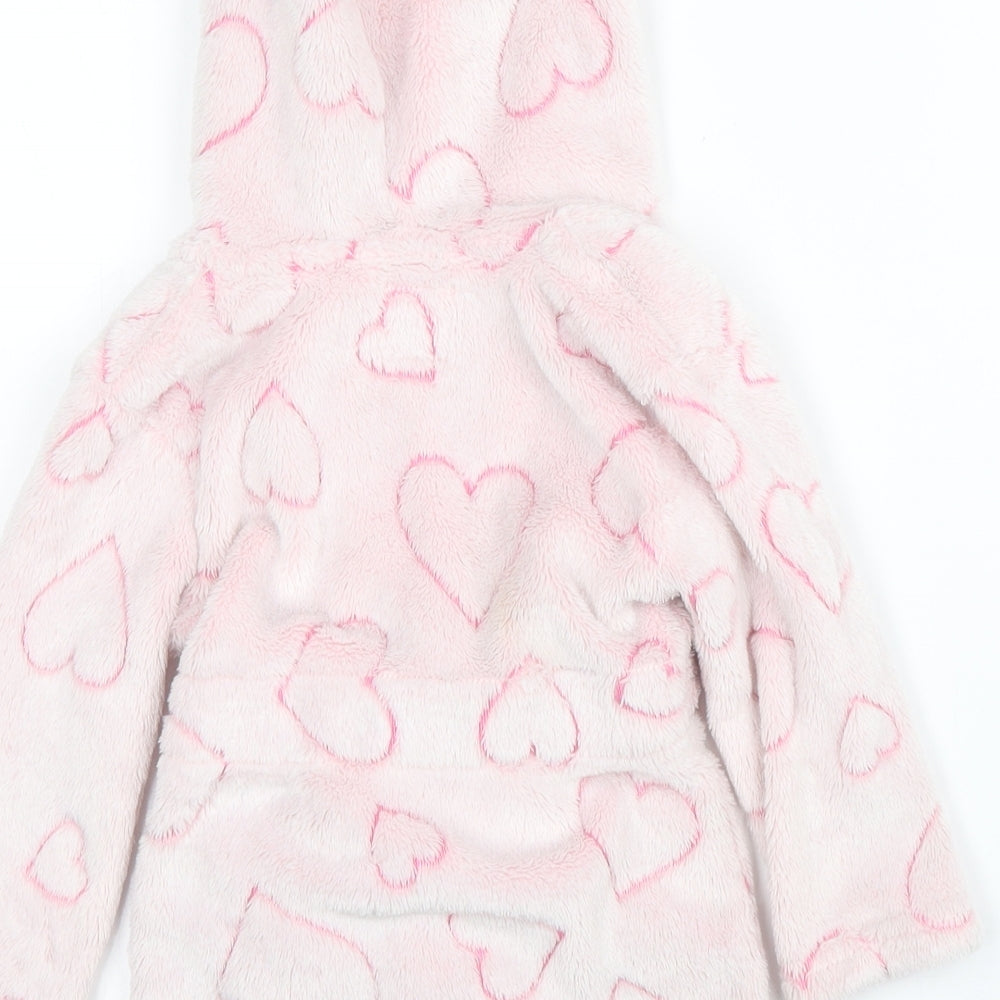 Primark Girls Pink Solid  Capri Robe Size 6-9 Months