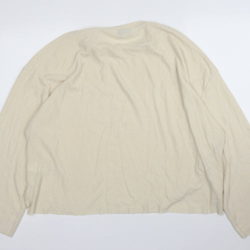 Topshop Womens Beige   Pullover Jumper Size 16