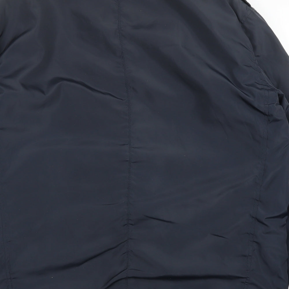 Greenwoods Mens Blue   Military Jacket Coat Size L
