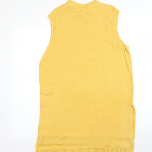 River Island Womens Yellow   Vest Jumper Size 12