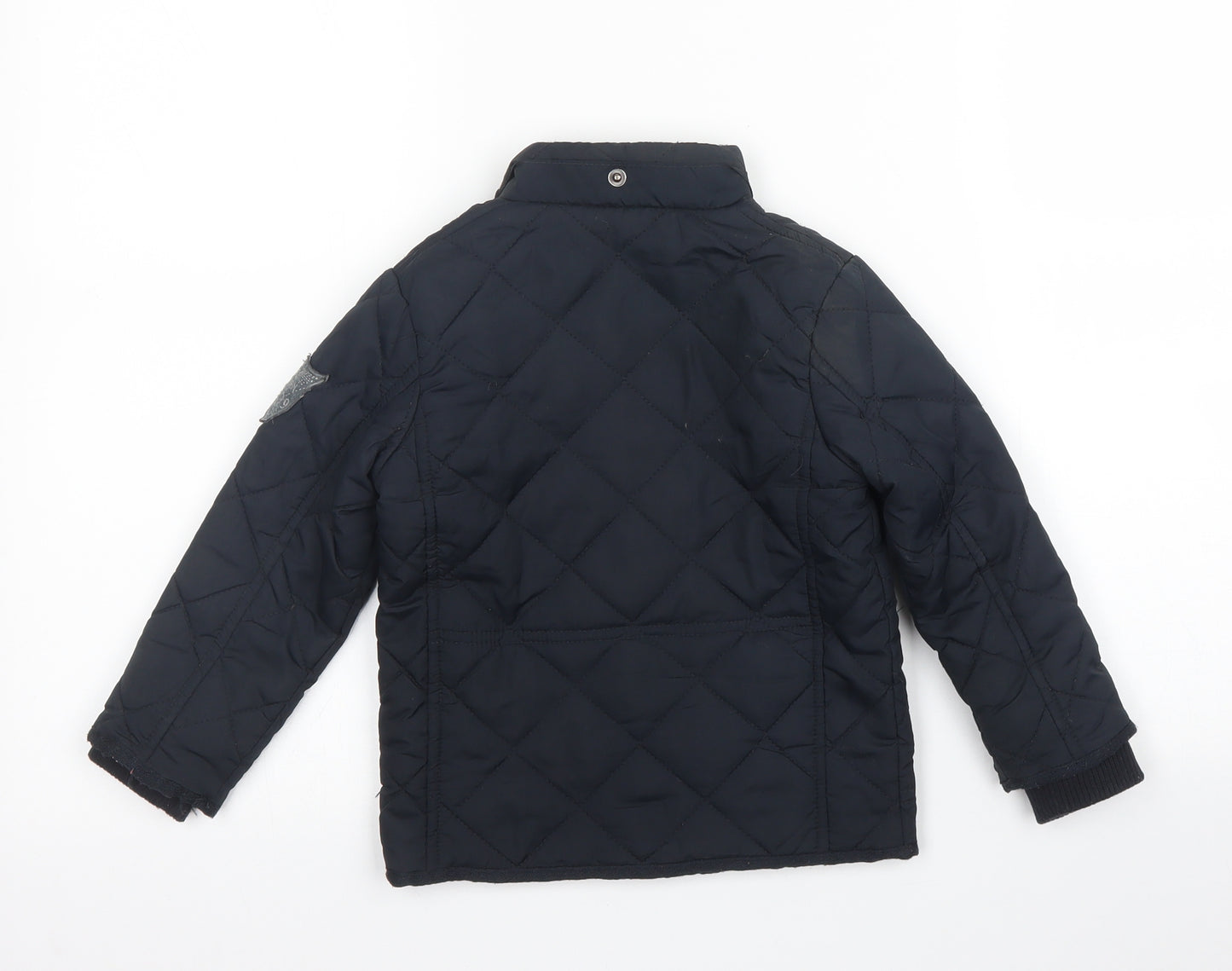 Primark Boys Blue   Quilted Coat Size 2 Years