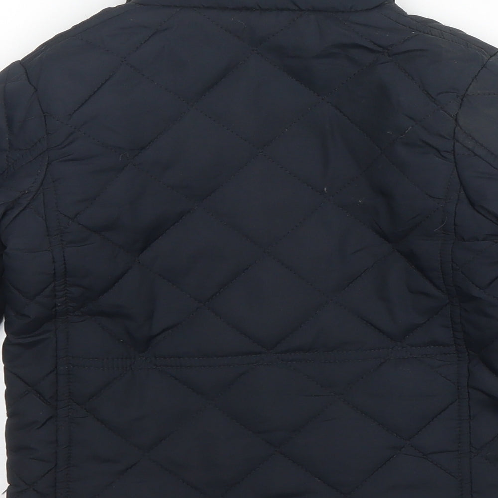 Primark Boys Blue   Quilted Coat Size 2 Years