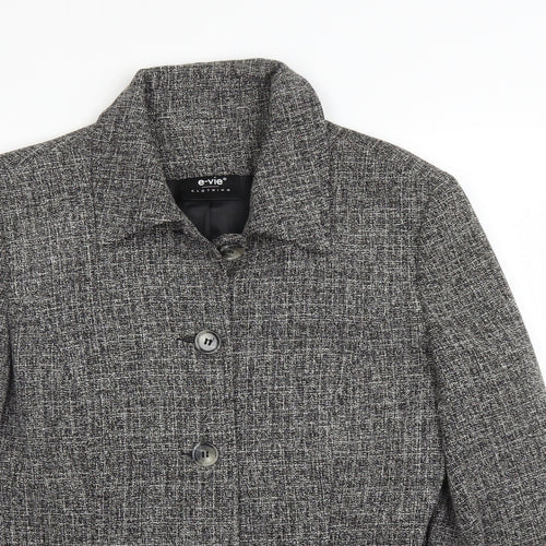 Evie Womens Grey   Jacket Blazer Size 12