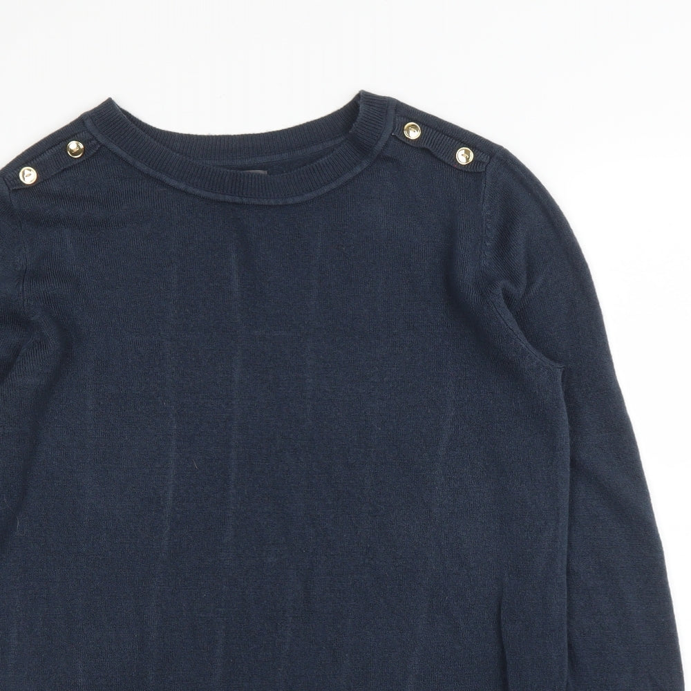 Primark Womens Blue   Pullover Jumper Size S