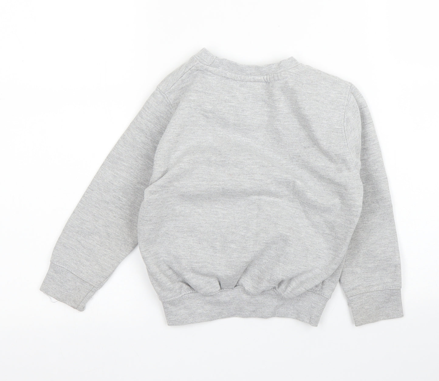 London Co Girls Grey   Pullover Jumper Size 3 Years  - Christmas