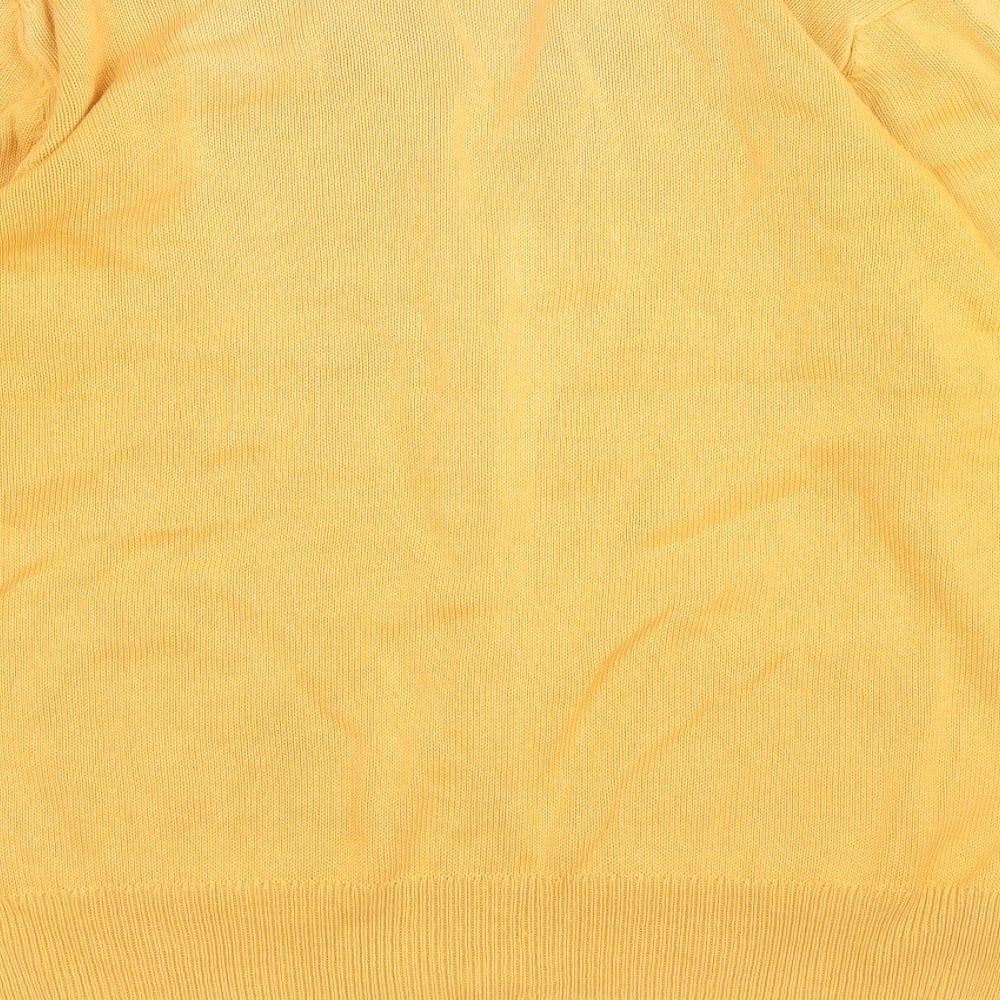 St Michael Womens Yellow   Cardigan Jumper Size 12