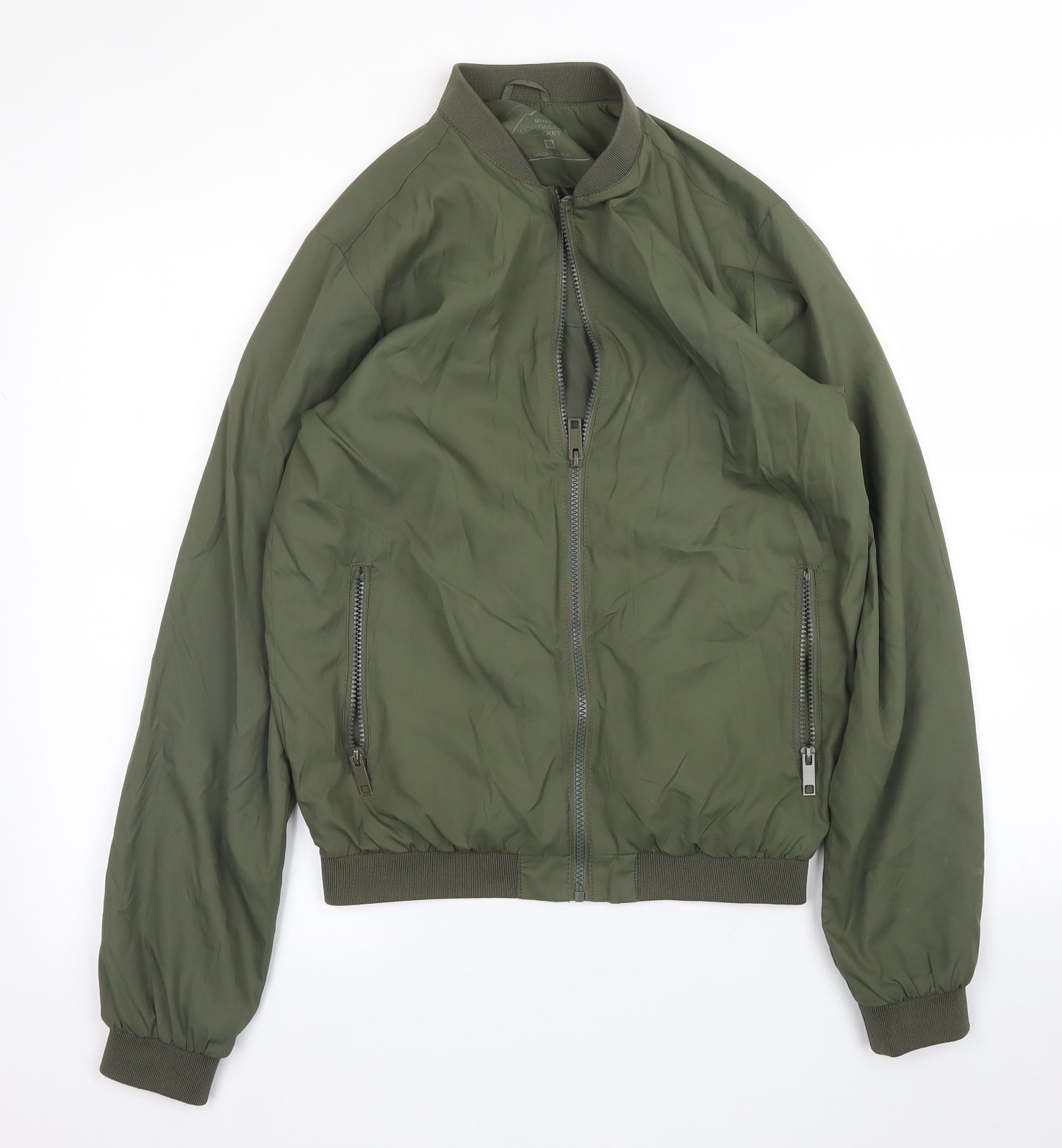 Primark Mens Green   Bomber Jacket Coat Size XS