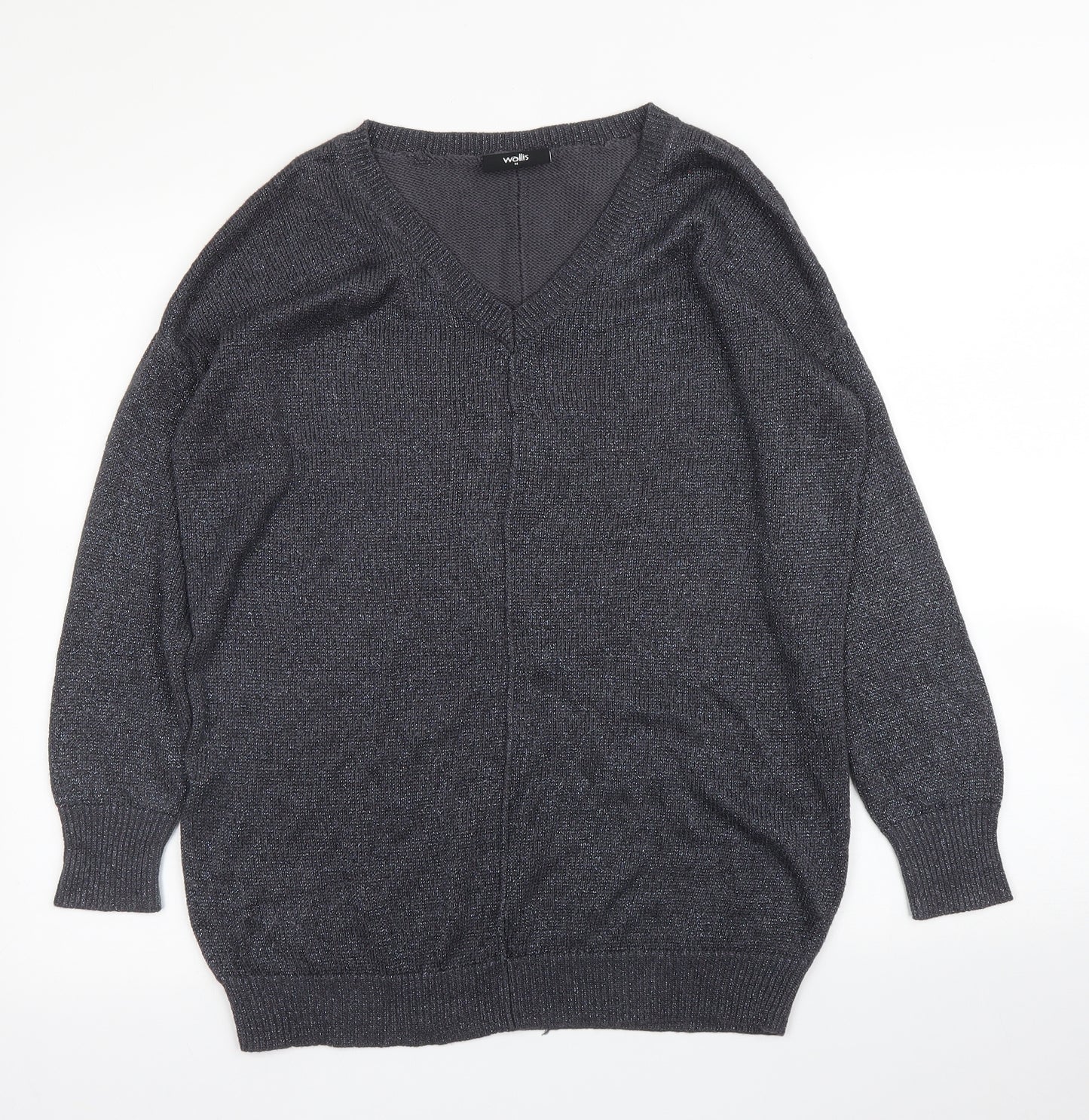 Wallis Womens Grey   Pullover Jumper Size M