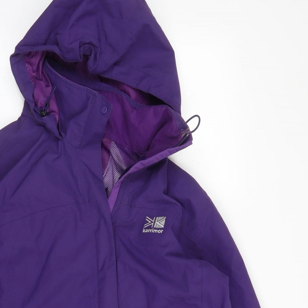 Karrimor Womens Purple   Parka Coat Size 10