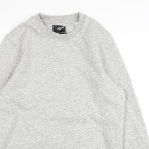 F&F Mens Grey   Pullover Jumper Size S