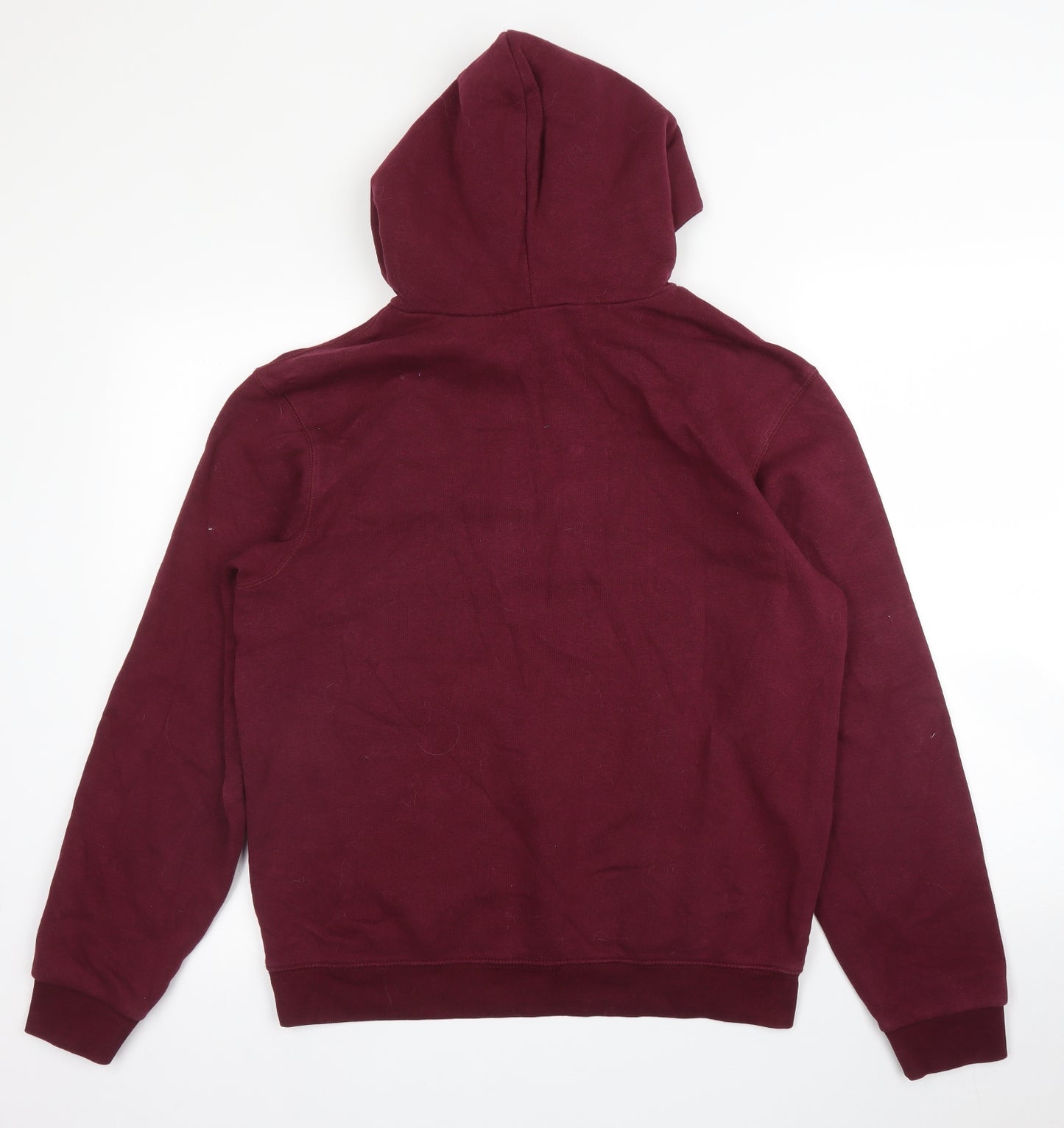 B&C Mens Purple   Pullover Hoodie Size S