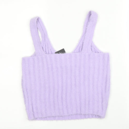 New Look Womens Purple   Basic Tank Size L