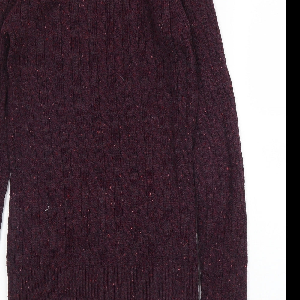 Superdry Womens Purple   Pullover Jumper Size M