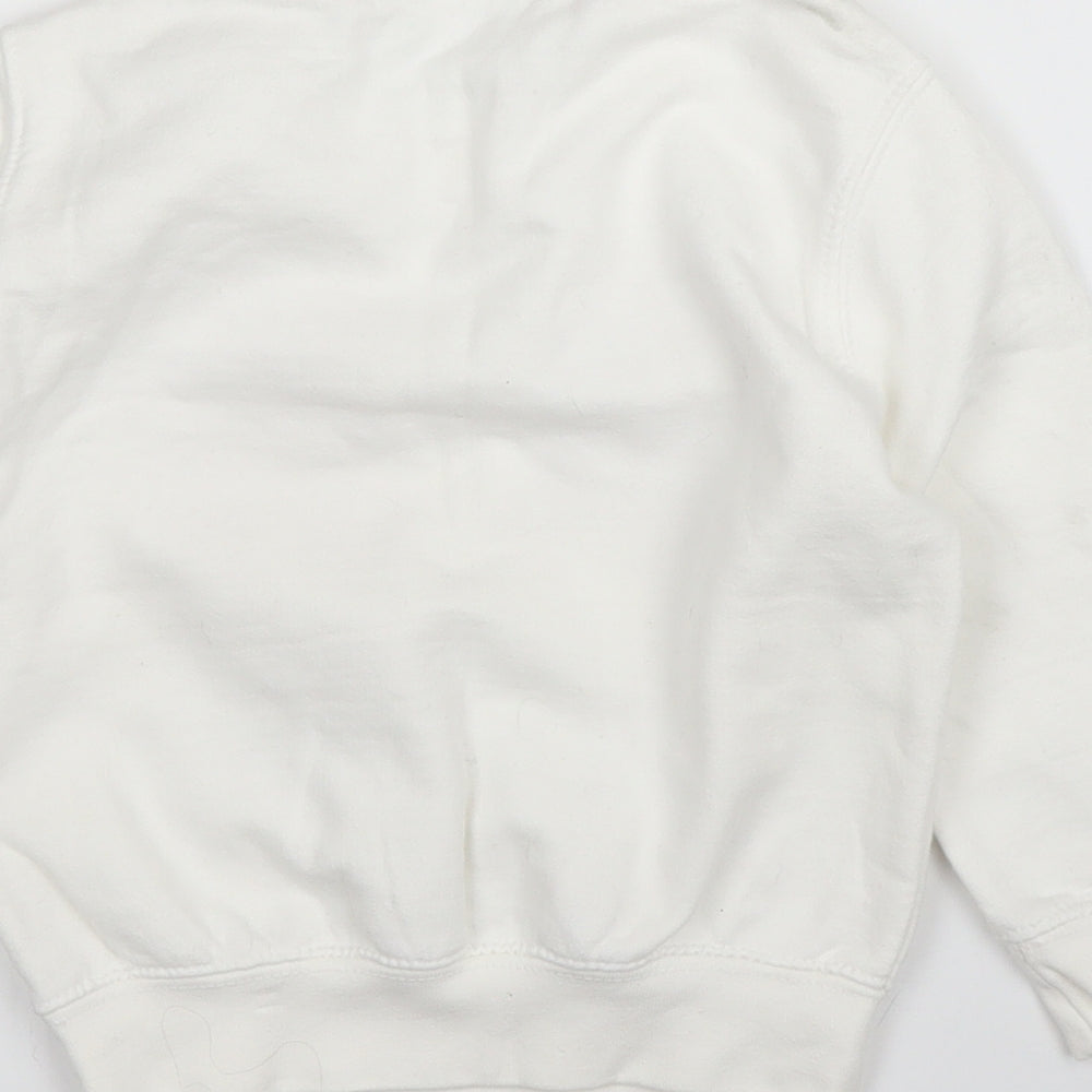 London Co Boys White   Pullover Jumper Size 3 Years