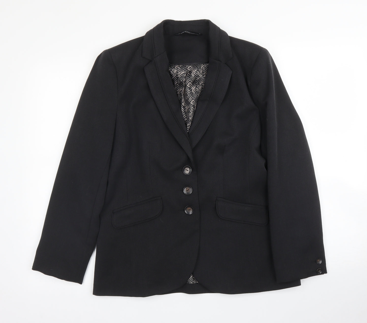 BM Collection Womens Grey   Jacket Blazer Size 12