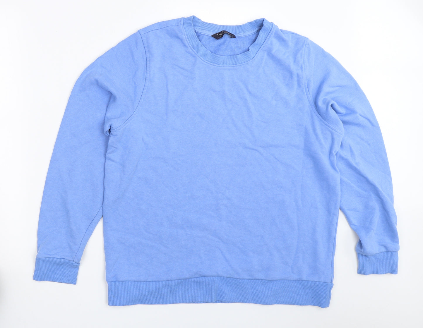 Marks and Spencer Womens Blue   Pullover Sweatshirt Size 16
