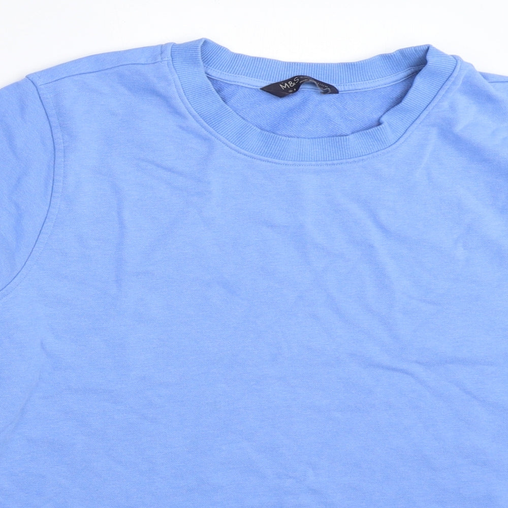 Marks and Spencer Womens Blue   Pullover Sweatshirt Size 16