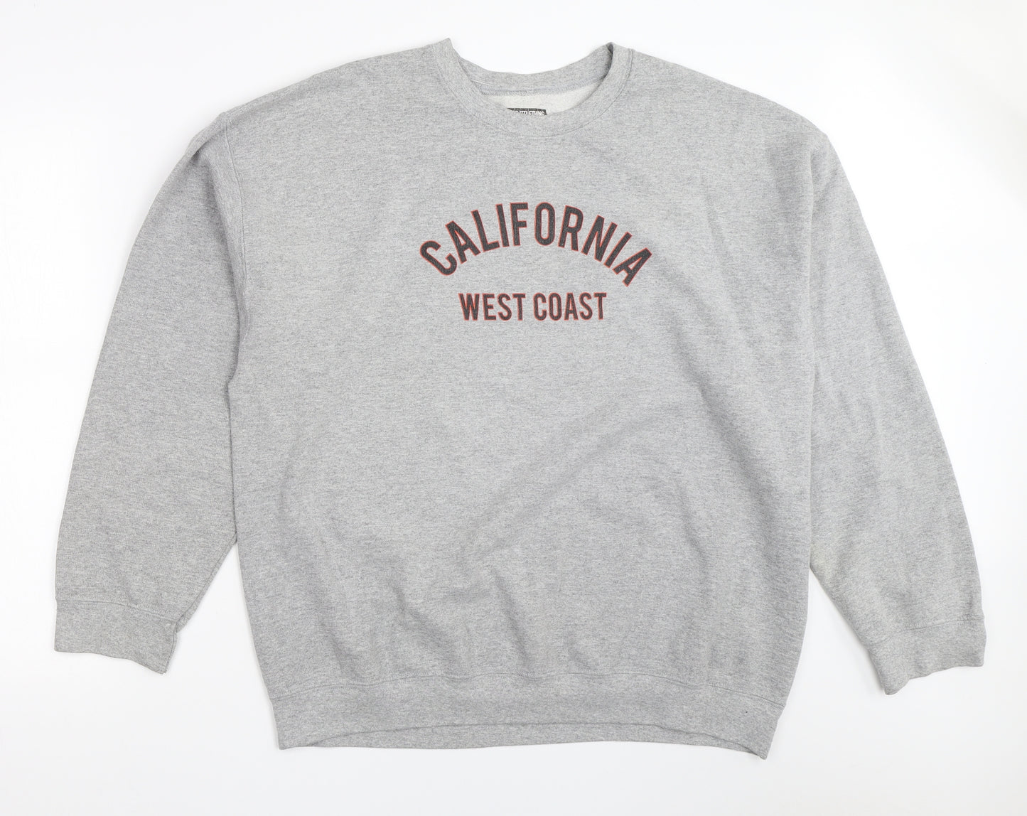 PRETTYLITTLETHING Womens Grey   Pullover Sweatshirt Size L