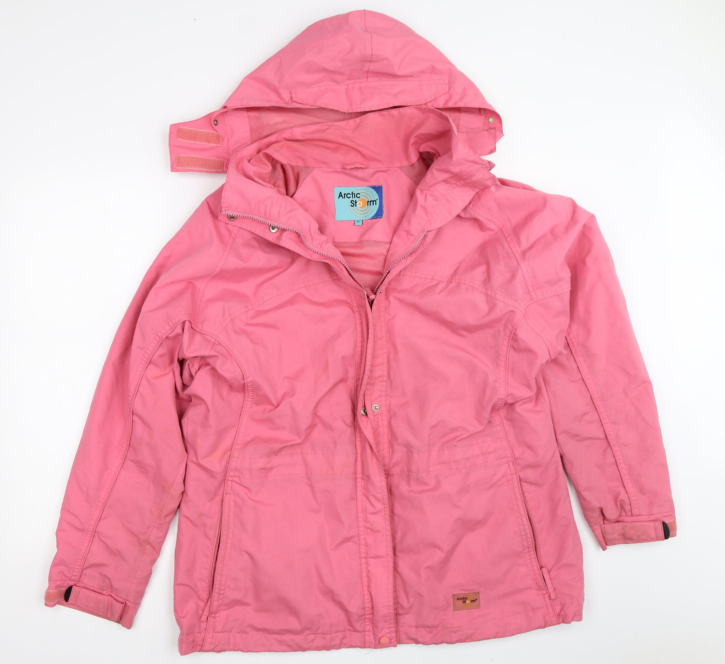 Arctic Storm Womens Pink   Windbreaker Coat Size XL
