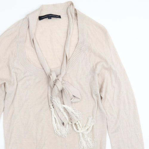 French Connection Womens Beige   Pullover Jumper Size S
