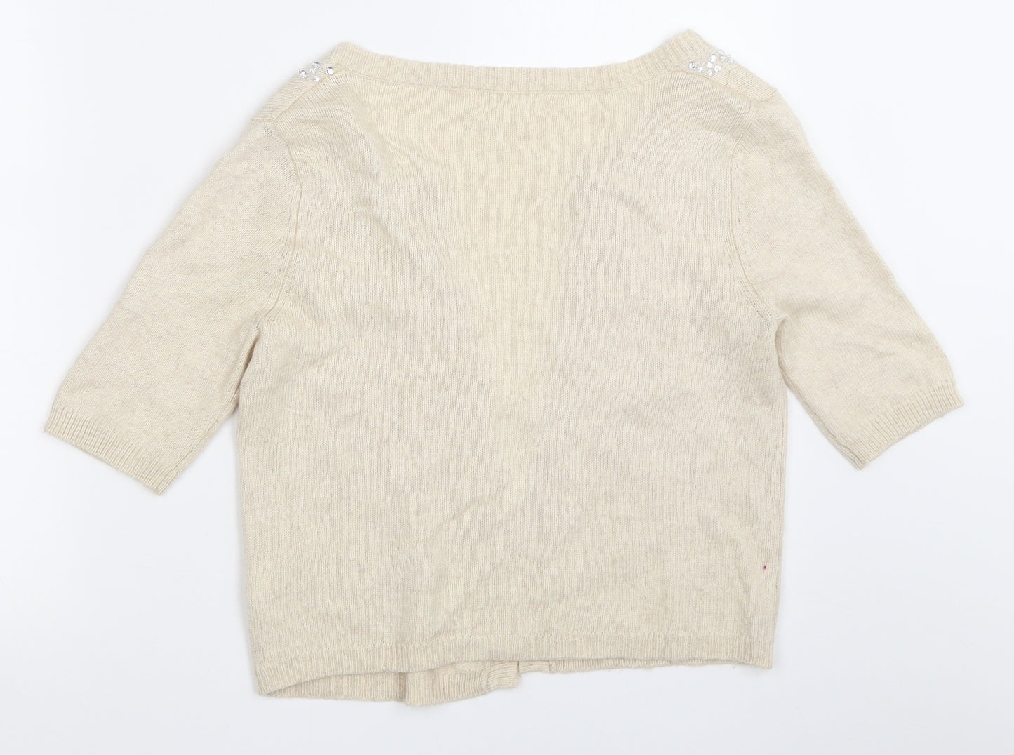 NEXT Womens Ivory   Cardigan Jumper Size 6