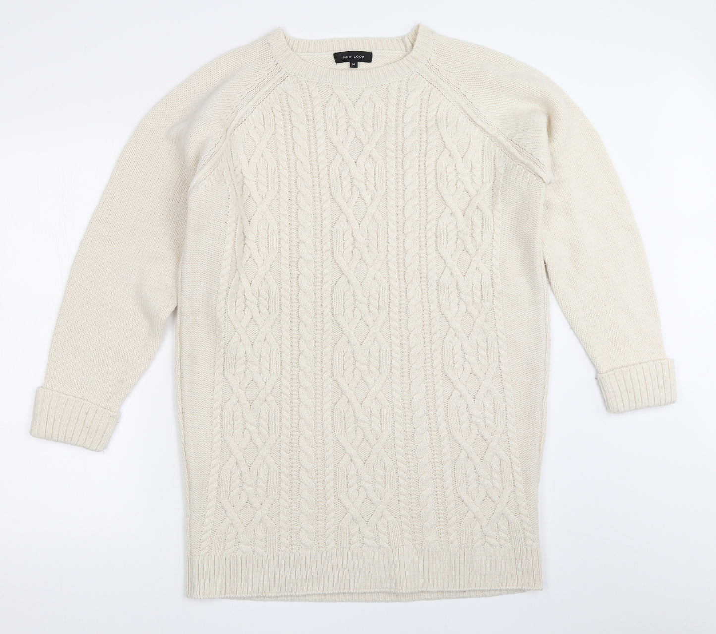 New Look Womens Ivory   Pullover Jumper Size M