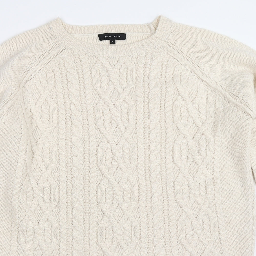 New Look Womens Ivory   Pullover Jumper Size M