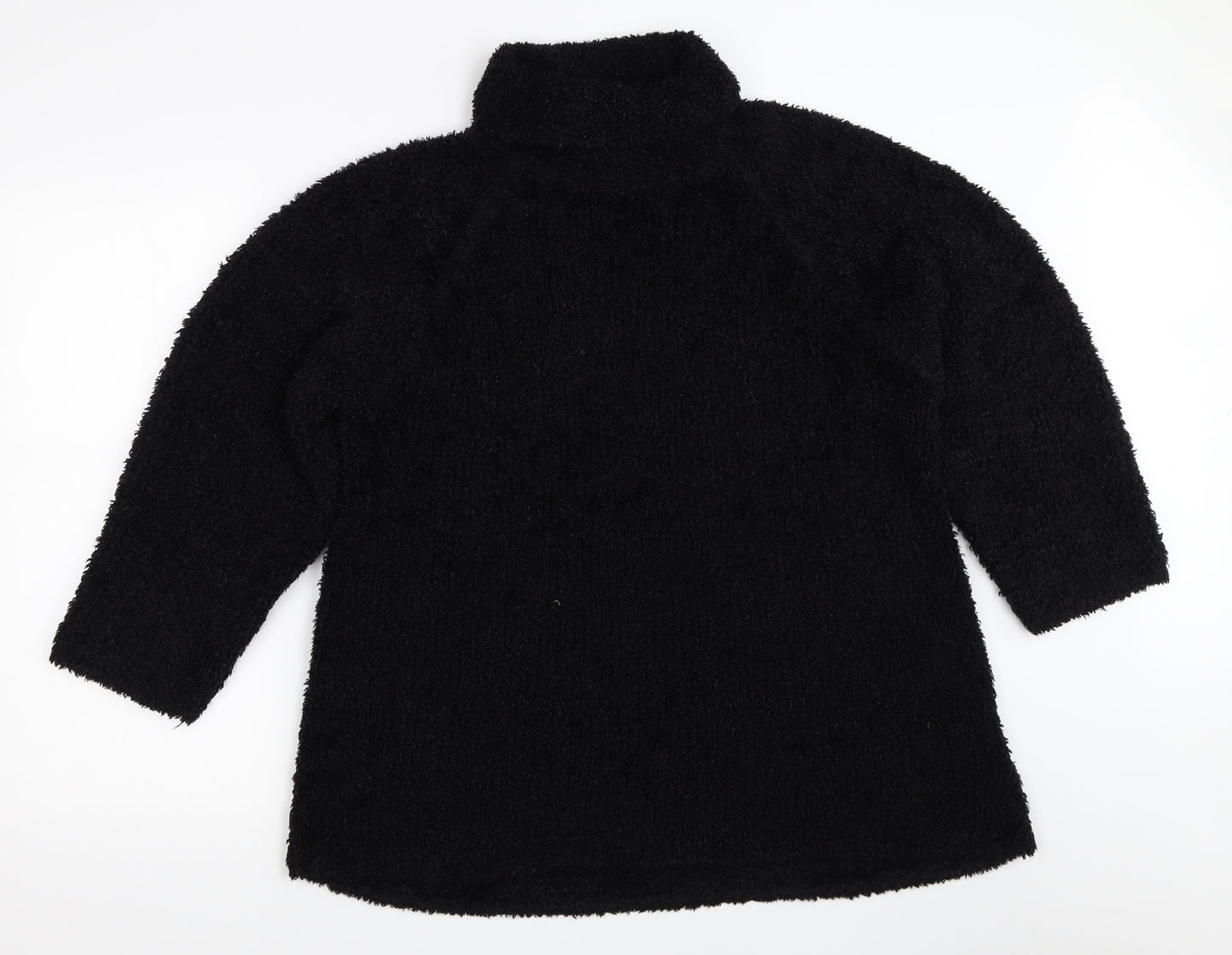 Abstract Womens Black   Pullover Jumper Size S