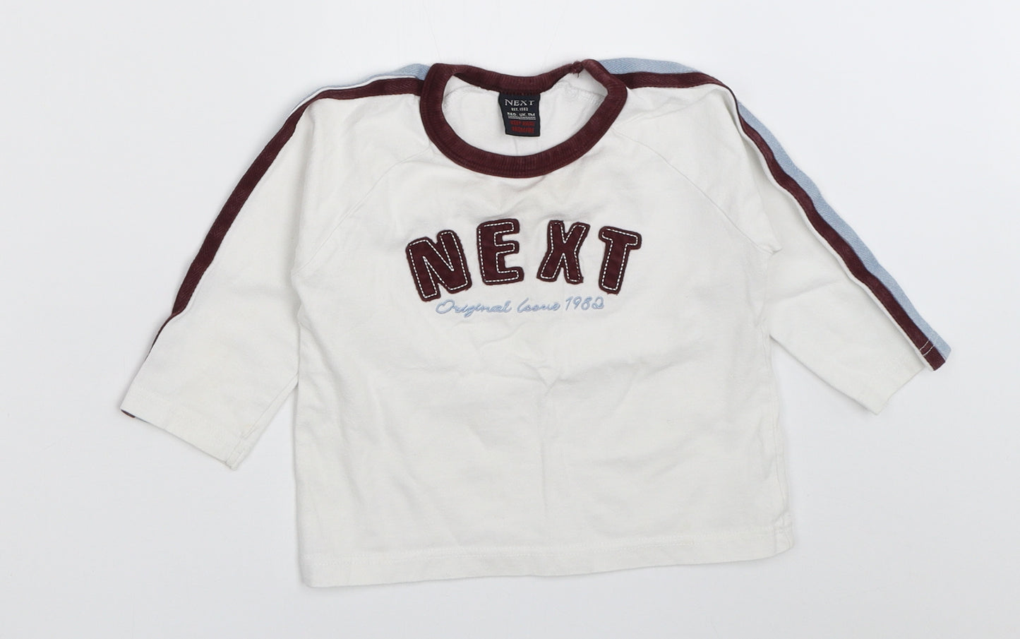 NEXT Boys White   Basic T-Shirt Size 12-18 Months