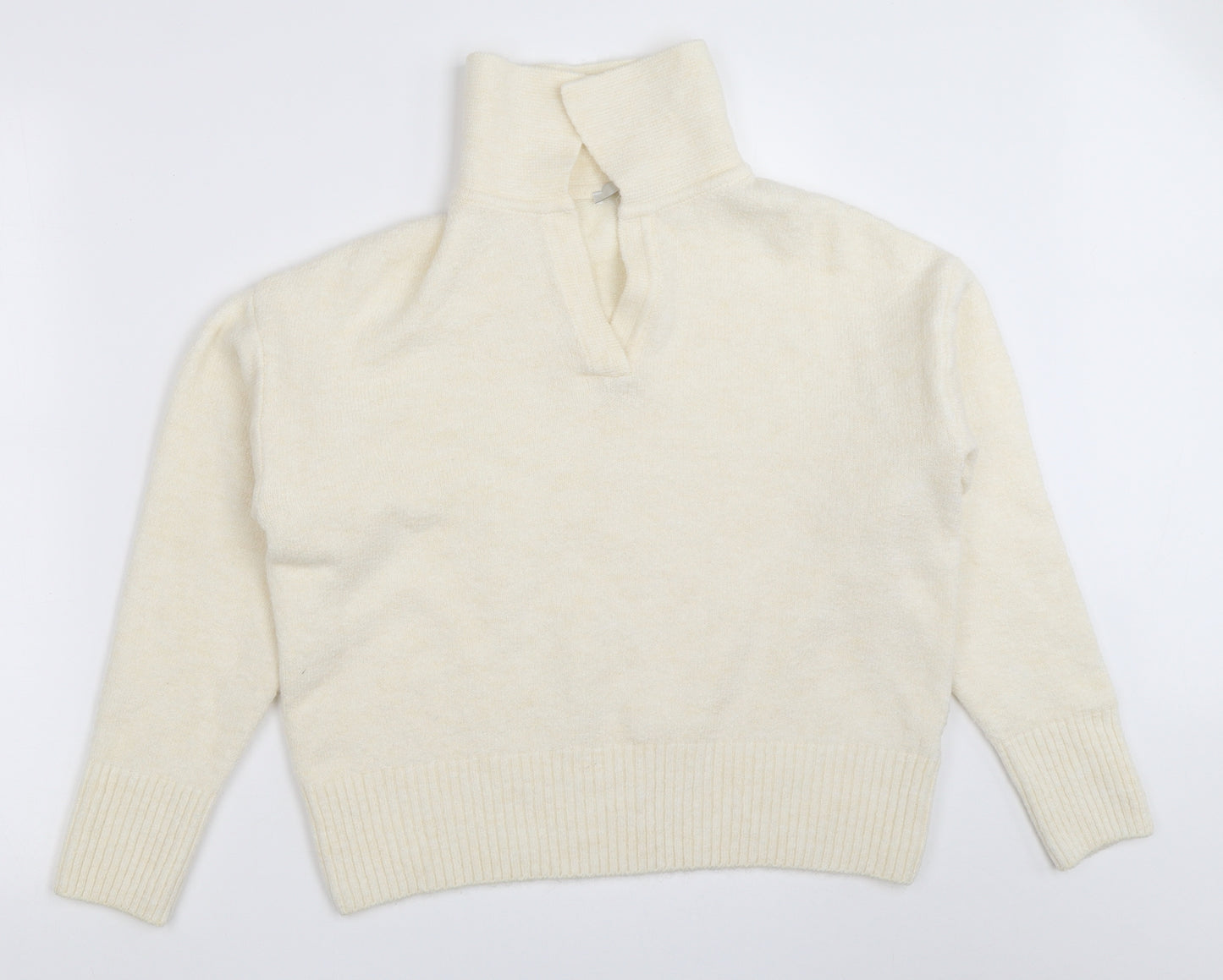 George Womens Ivory   Pullover Jumper Size M