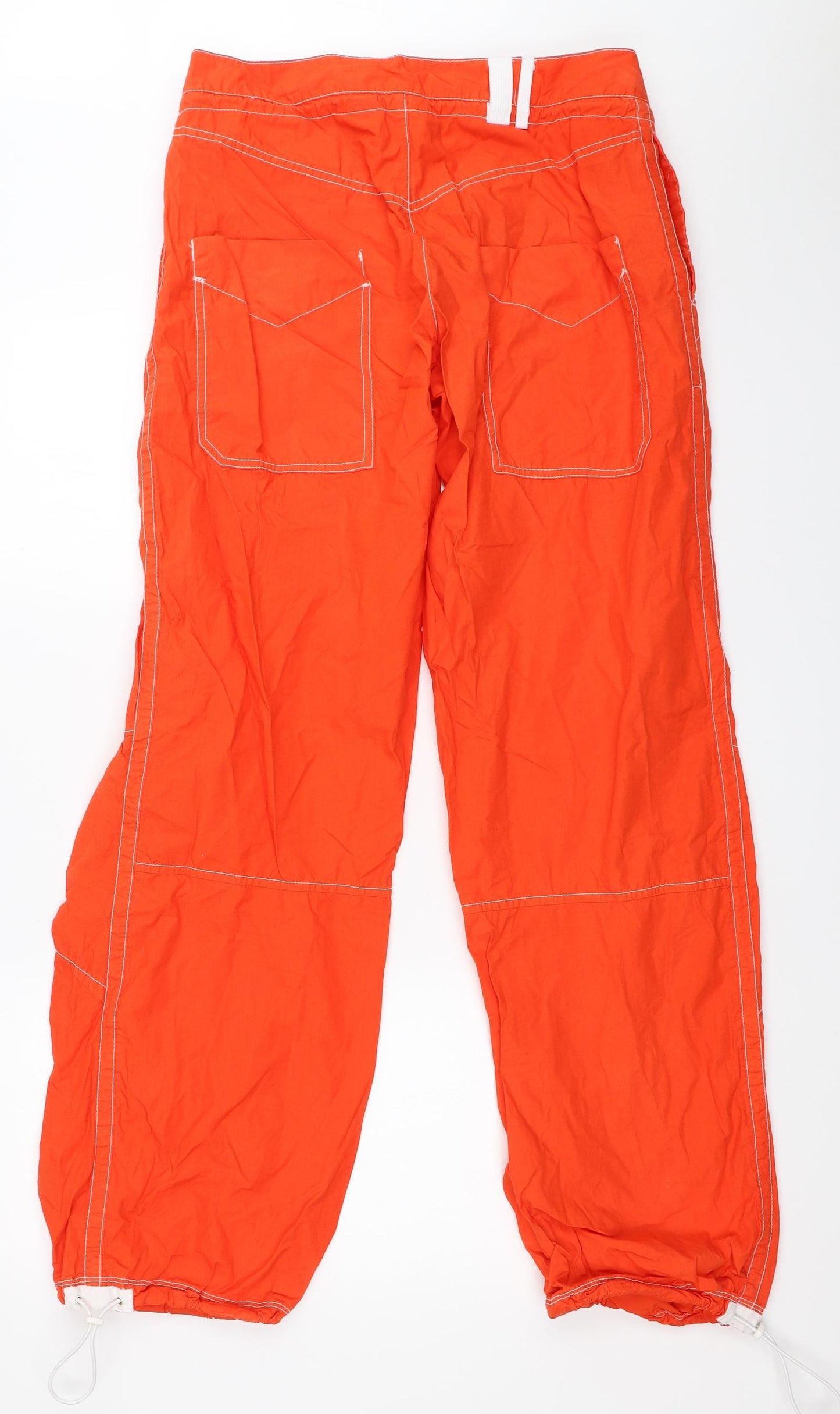 Nike Womens Orange   Cargo Trousers Size 10 L32 in