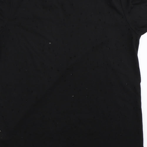 River Island Womens Black   Basic T-Shirt Size 10