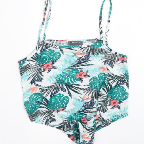 Primark Womens Green   Cropped Tank Size 10