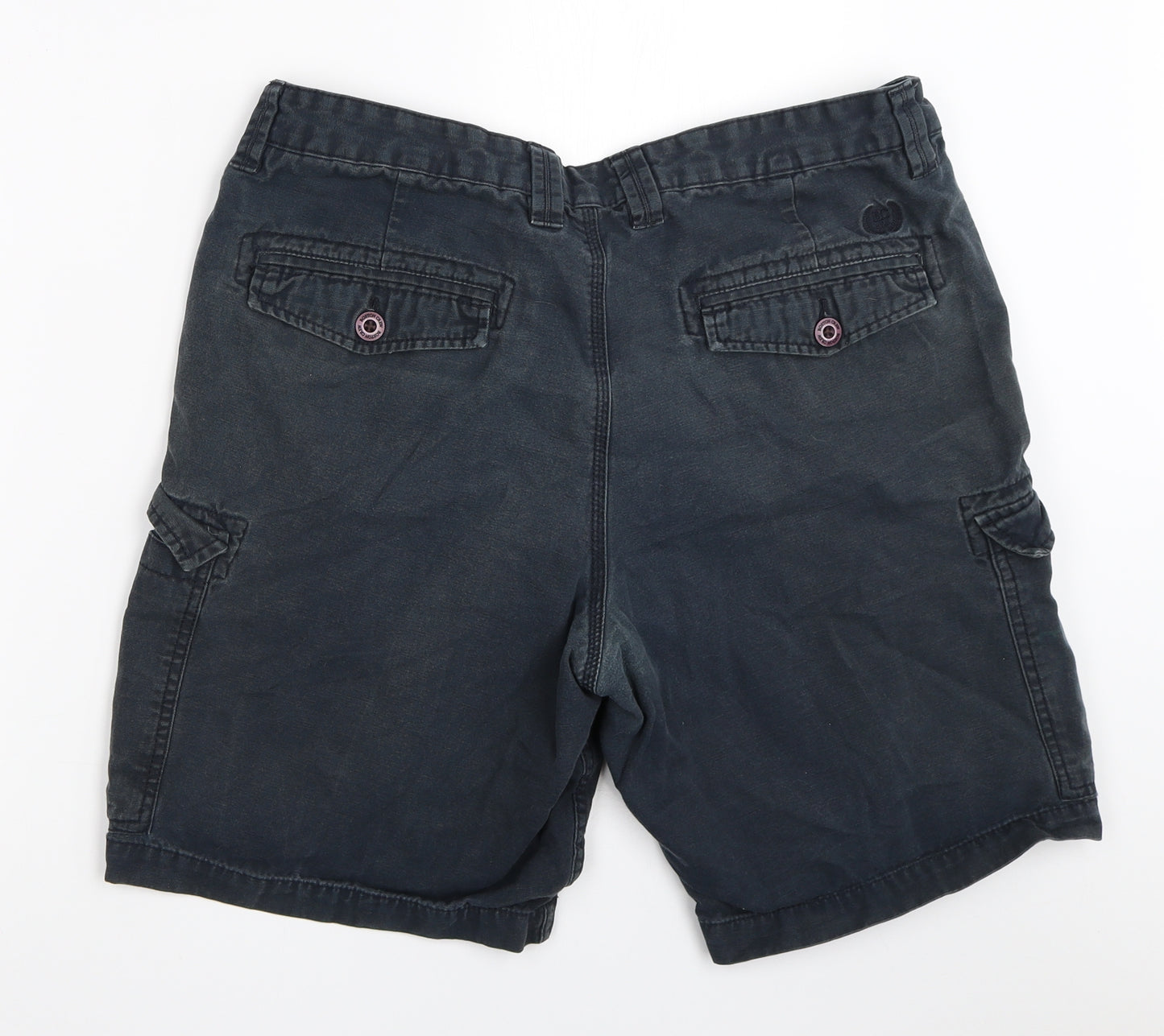 Boston Crew Mens Blue   Cargo Shorts Size 38 in