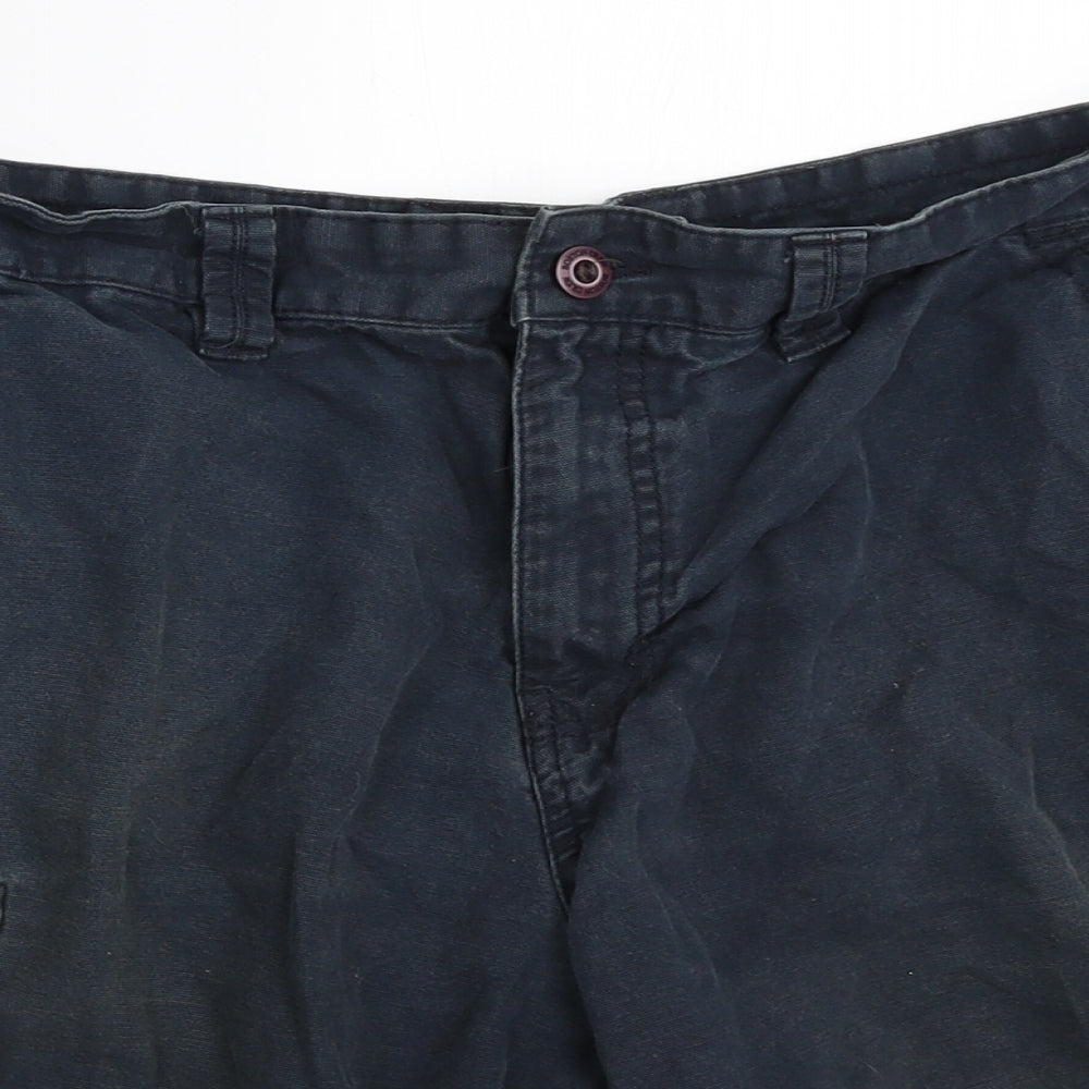 Boston Crew Mens Blue   Cargo Shorts Size 38 in