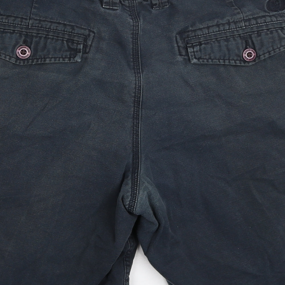Boston Crew Mens Blue   Cargo Shorts Size 38 in