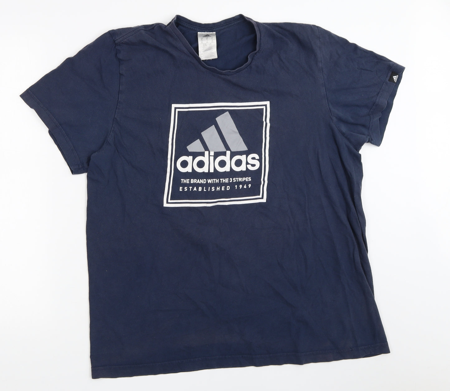 adidas Mens Blue    T-Shirt Size XL