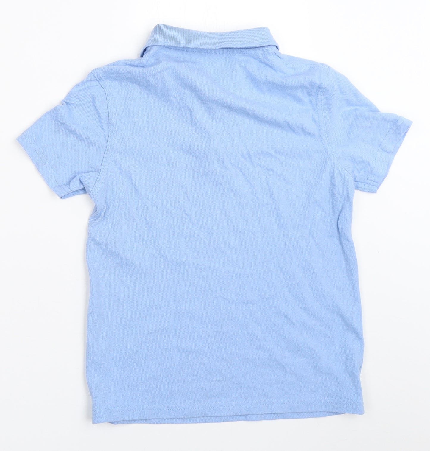 George Girls Blue   Basic Polo Size 7-8 Years  - school polo