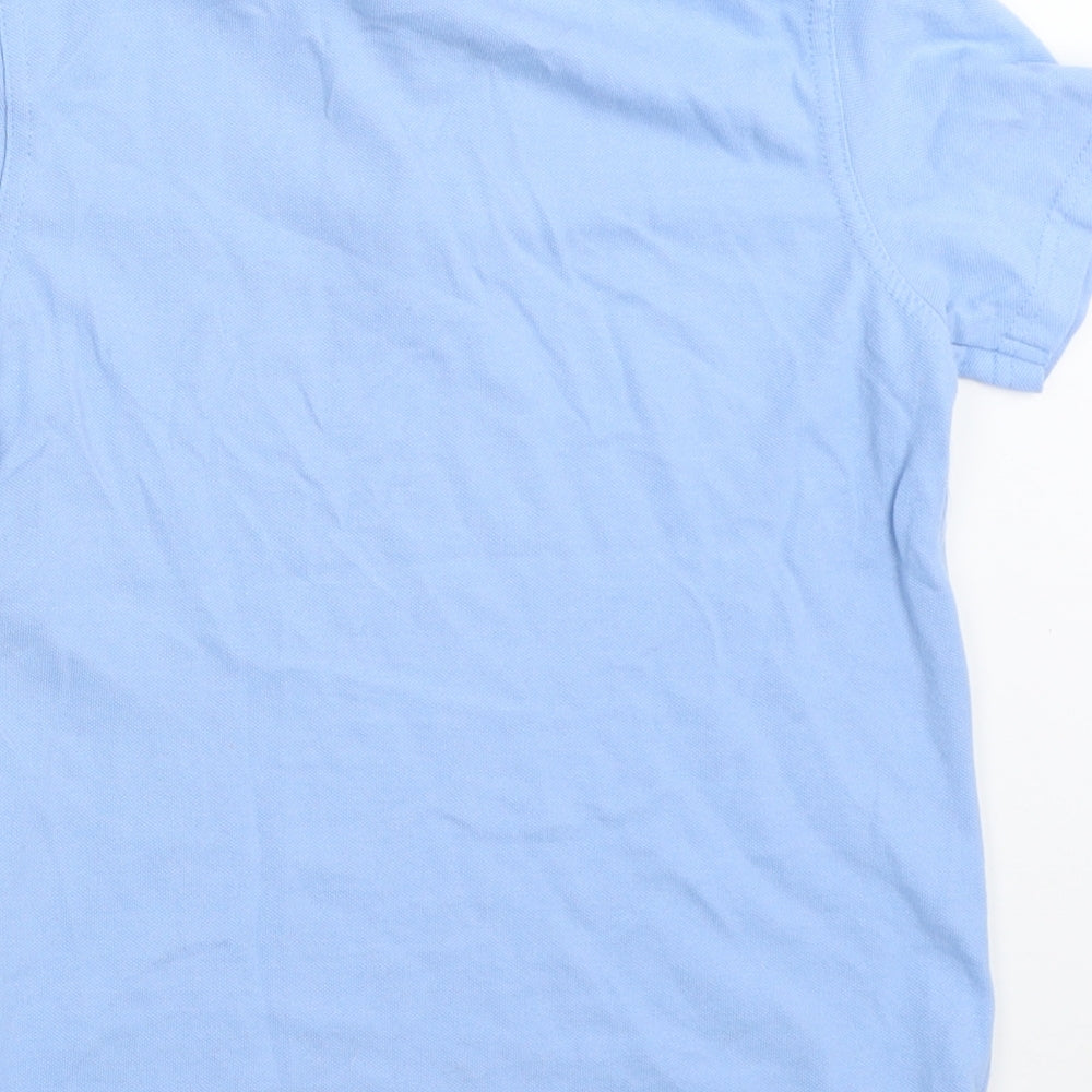 George Girls Blue   Basic Polo Size 7-8 Years  - school polo