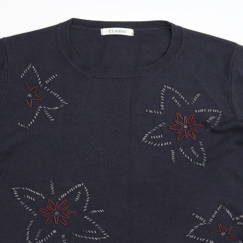 Marks and Spencer Womens Blue   Pullover Jumper Size 14