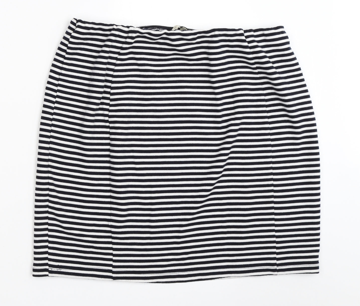 Papaya Womens Blue Striped  Mini Skirt Size 18