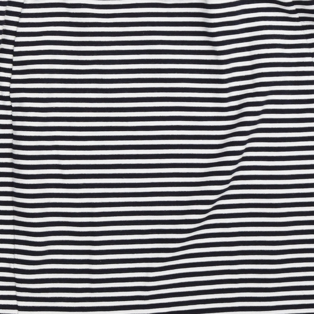 Papaya Womens Blue Striped  Mini Skirt Size 18