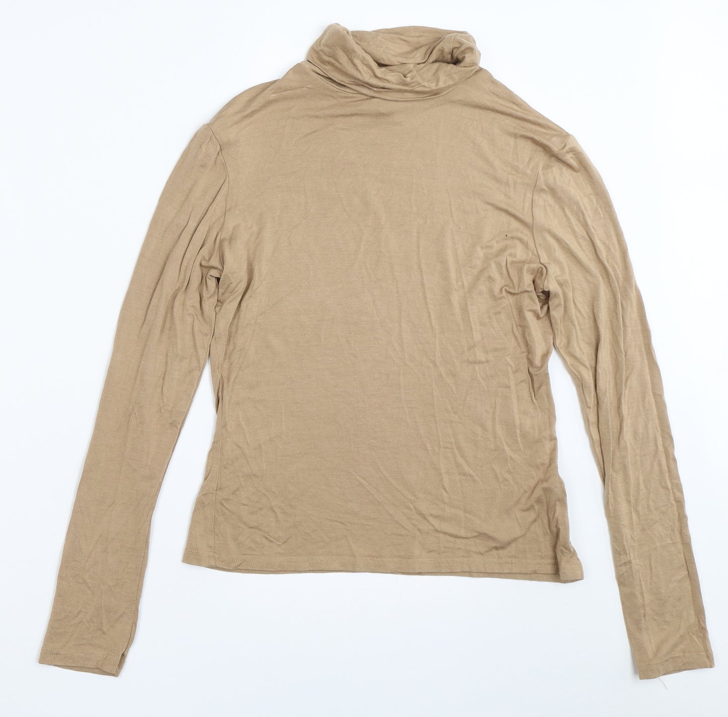 New Look Womens Beige   Basic T-Shirt Size 12