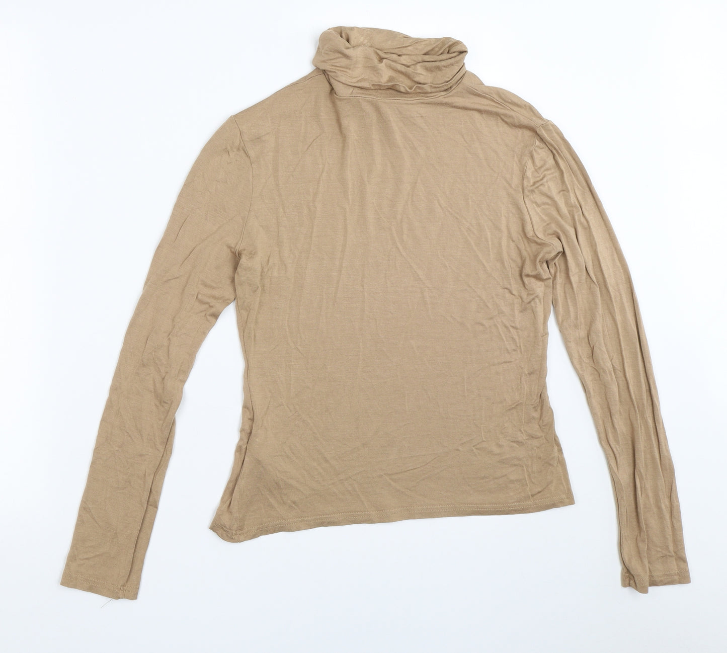 New Look Womens Beige   Basic T-Shirt Size 12