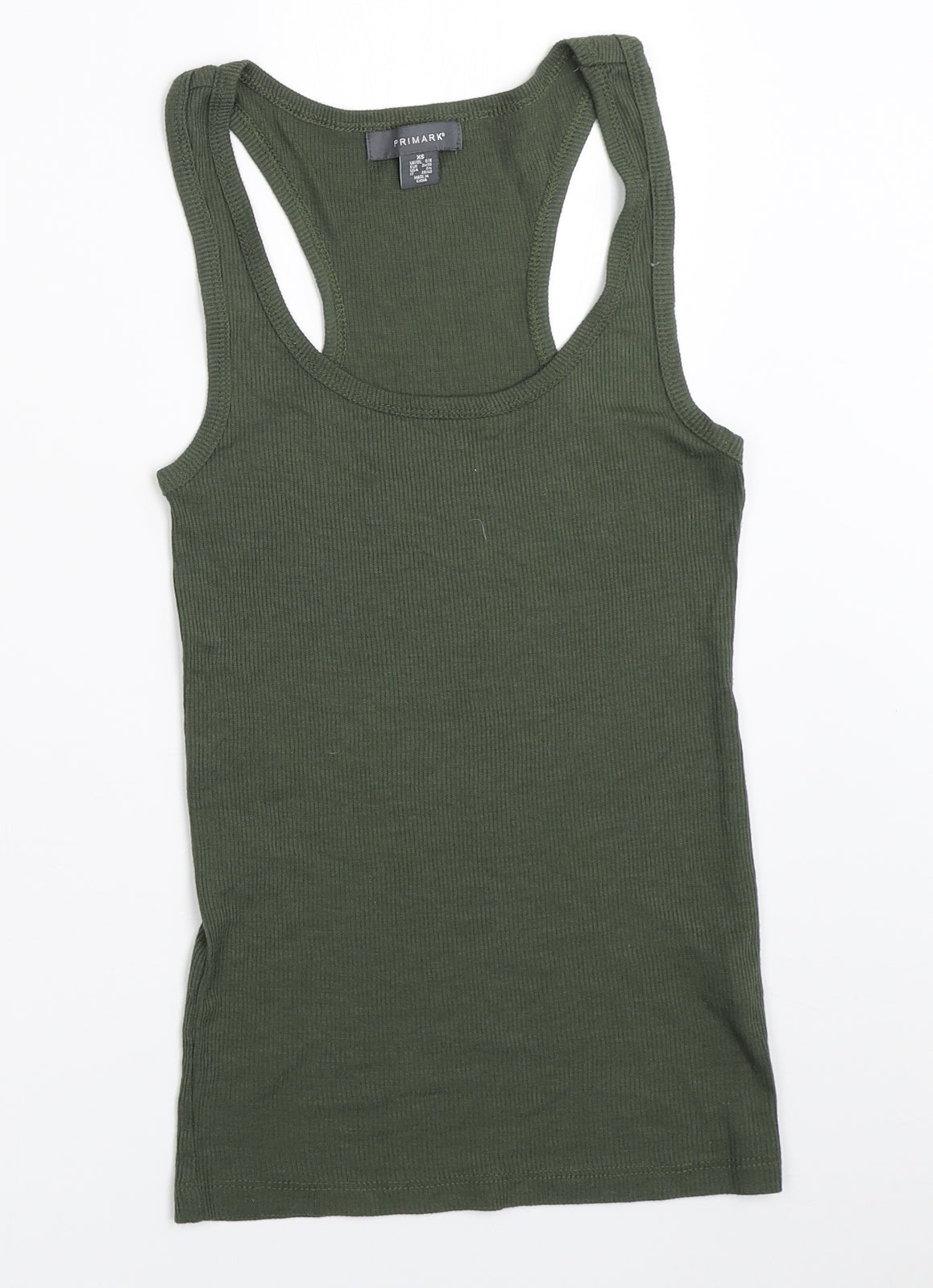 Primark Womens Green   Basic Tank Size XS