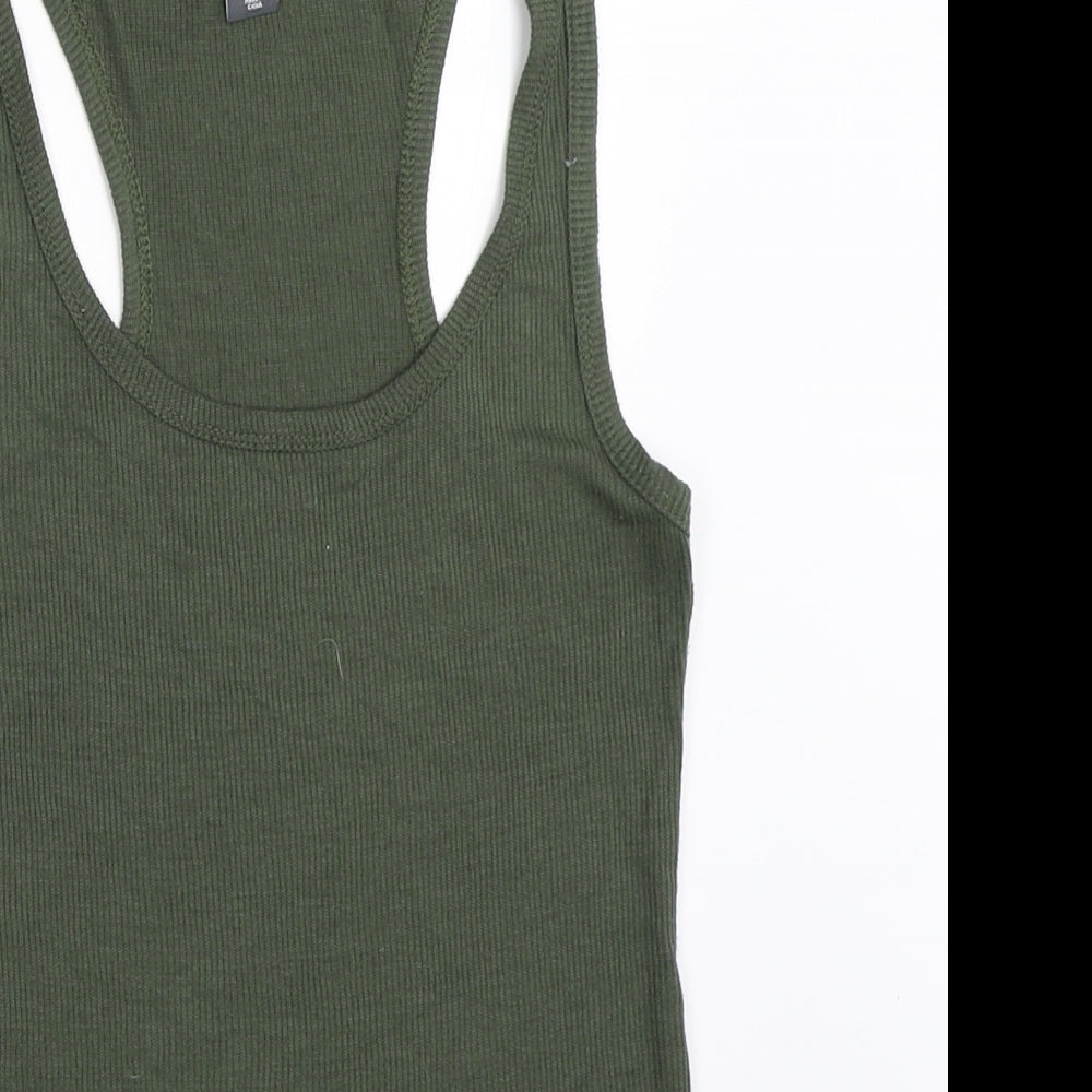 Primark Womens Green   Basic Tank Size XS