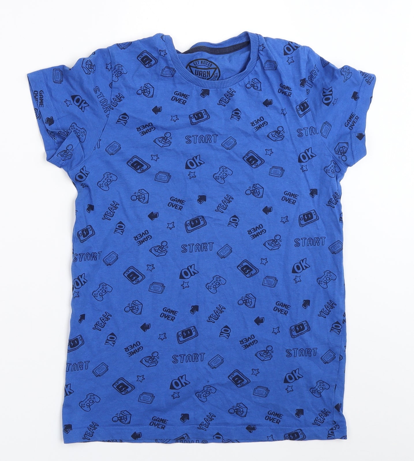 Matalan Boys Blue   Basic T-Shirt Size 11 Years
